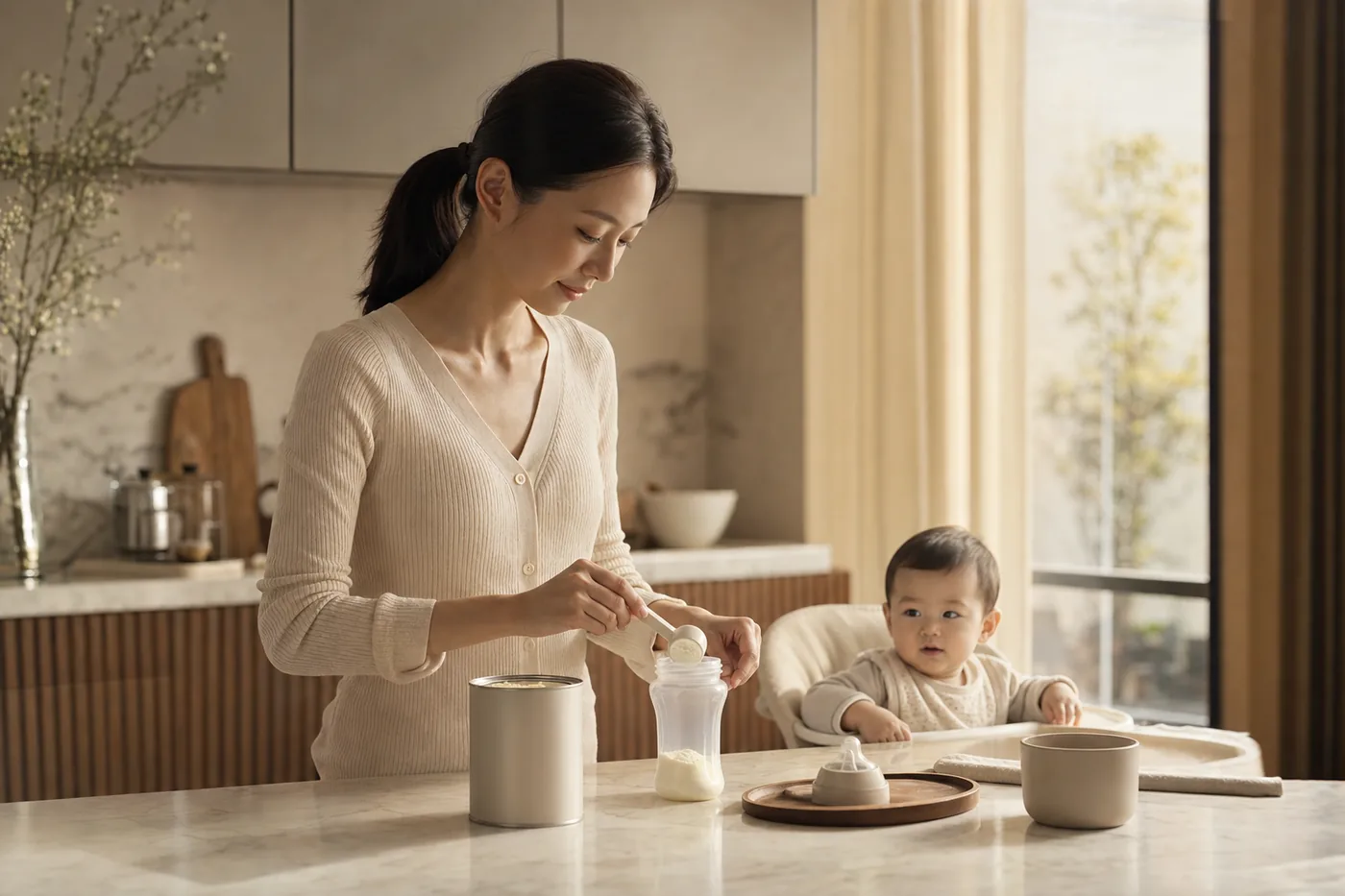 母婴营养：妈妈为宝宝准备营养奶